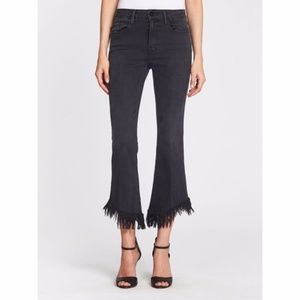 Frame Le Crop Mini Boot Shredded Fox Park Jeans Size 28